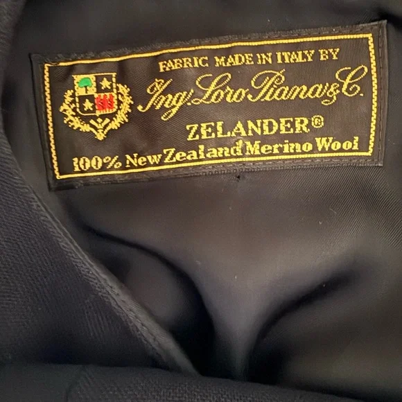 BROOKS BROTHERS Loro Piana Preppy Business Casual Classic Belted Midi Dress 12 - Picture 8 of 11